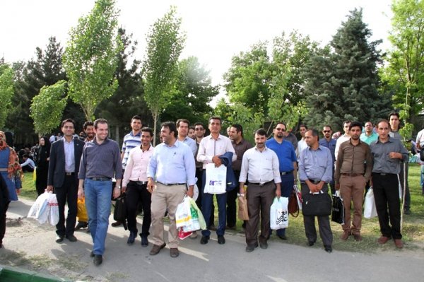 اعضای سازمان از نمایشگاه کتاب تهران بازدید کردند