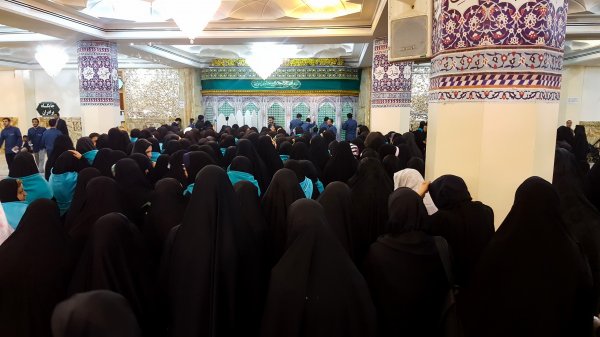 آیین غبار روبی حرم مطهر حضرت معصومه برگزار شد