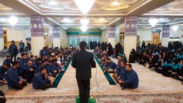 آیین غبار روبی حرم مطهر حضرت معصومه برگزار شد