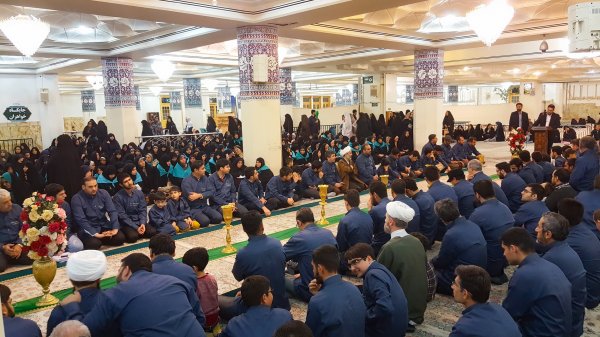 آیین غبار روبی حرم مطهر حضرت معصومه برگزار شد