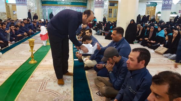 آیین غبار روبی حرم مطهر حضرت معصومه برگزار شد